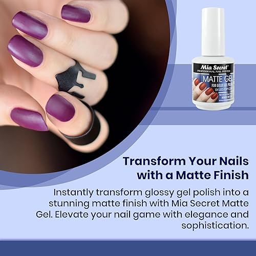 Miniatura 3 de Mia Secret - Gel mate para esmalte de gel GELUX fabricado en Estados Unidos