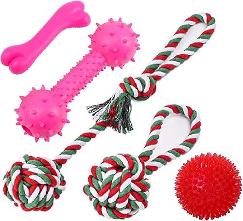 Miniatura 1 de Nlmskzzy Juguete de cuerda para perros, juguetes para perros, paquete de 20 unidades para diversión y limpieza de dientes, juguetes de cuerda para