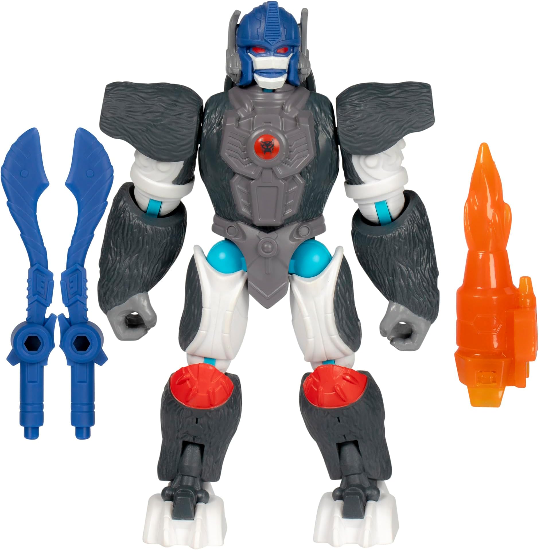 MixMashers Optimus Primal Custom Mix-and-Match Action Figure & Accessories, 5-Inch-Scale (12 cm) Robot Toys for Kids Ages 4+
