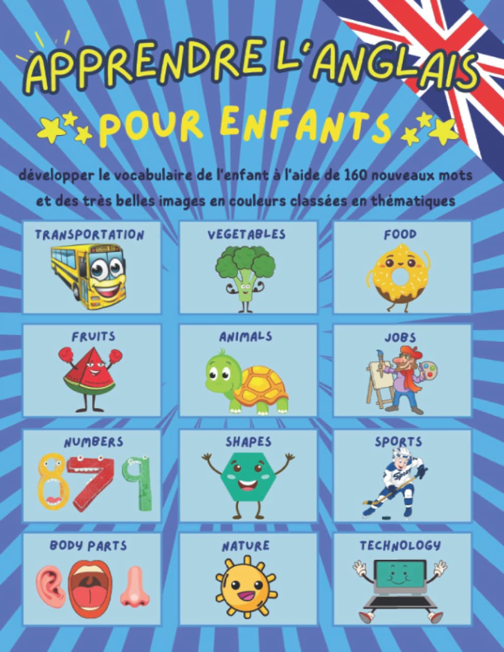 Livre Interactif Parlant Pour Apprendre L'anglais Aux Enfants De 2 à 6 Ans - Vocabulaire, Prononciation Et Jeux éducatifs