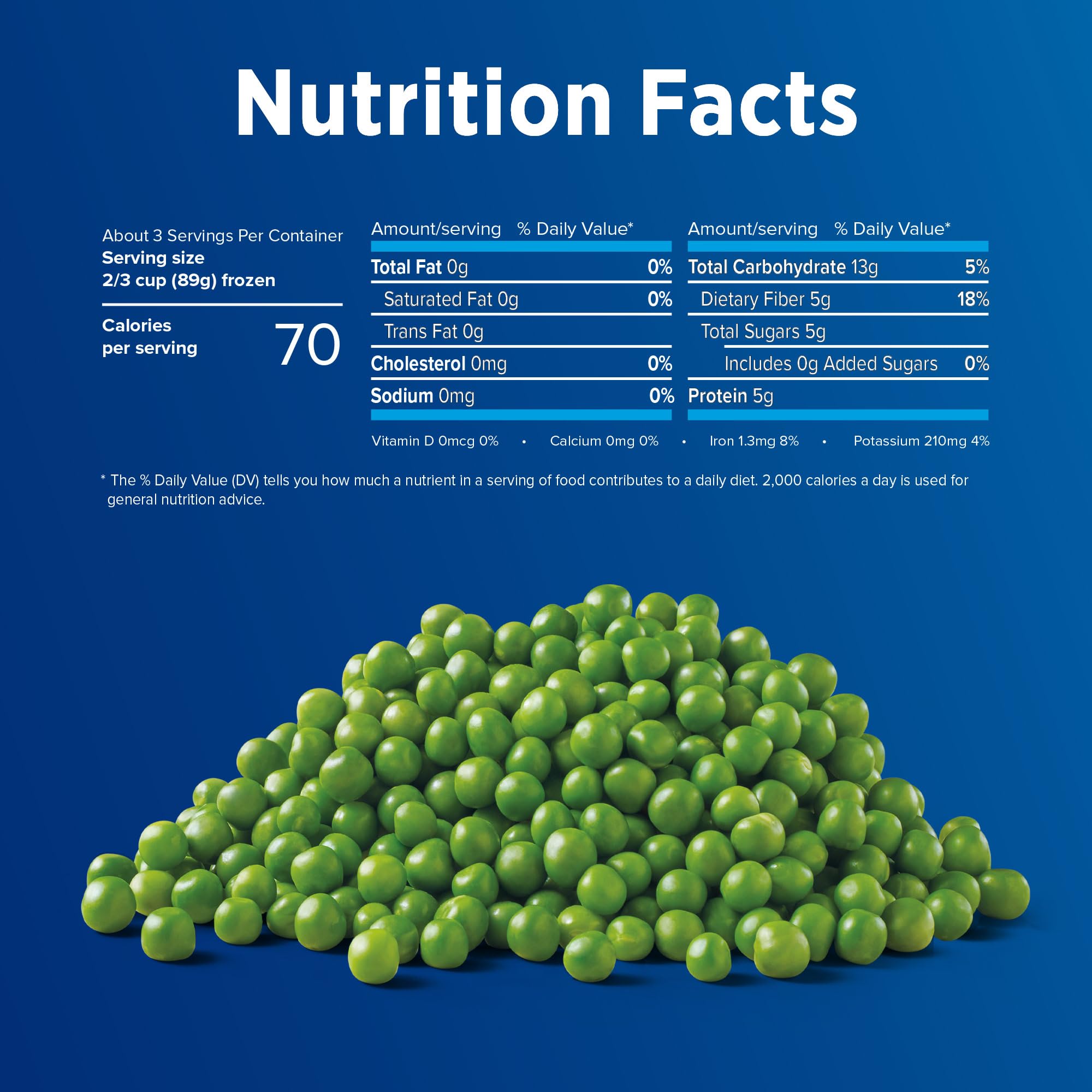 Birds Eye Steamfresh Sweet Peas Frozen Vegetable 10 OZ — view 8