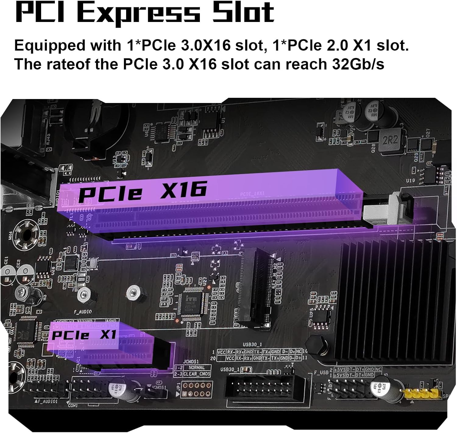 PCI Express slots on MACHINIST B450 Motherboard