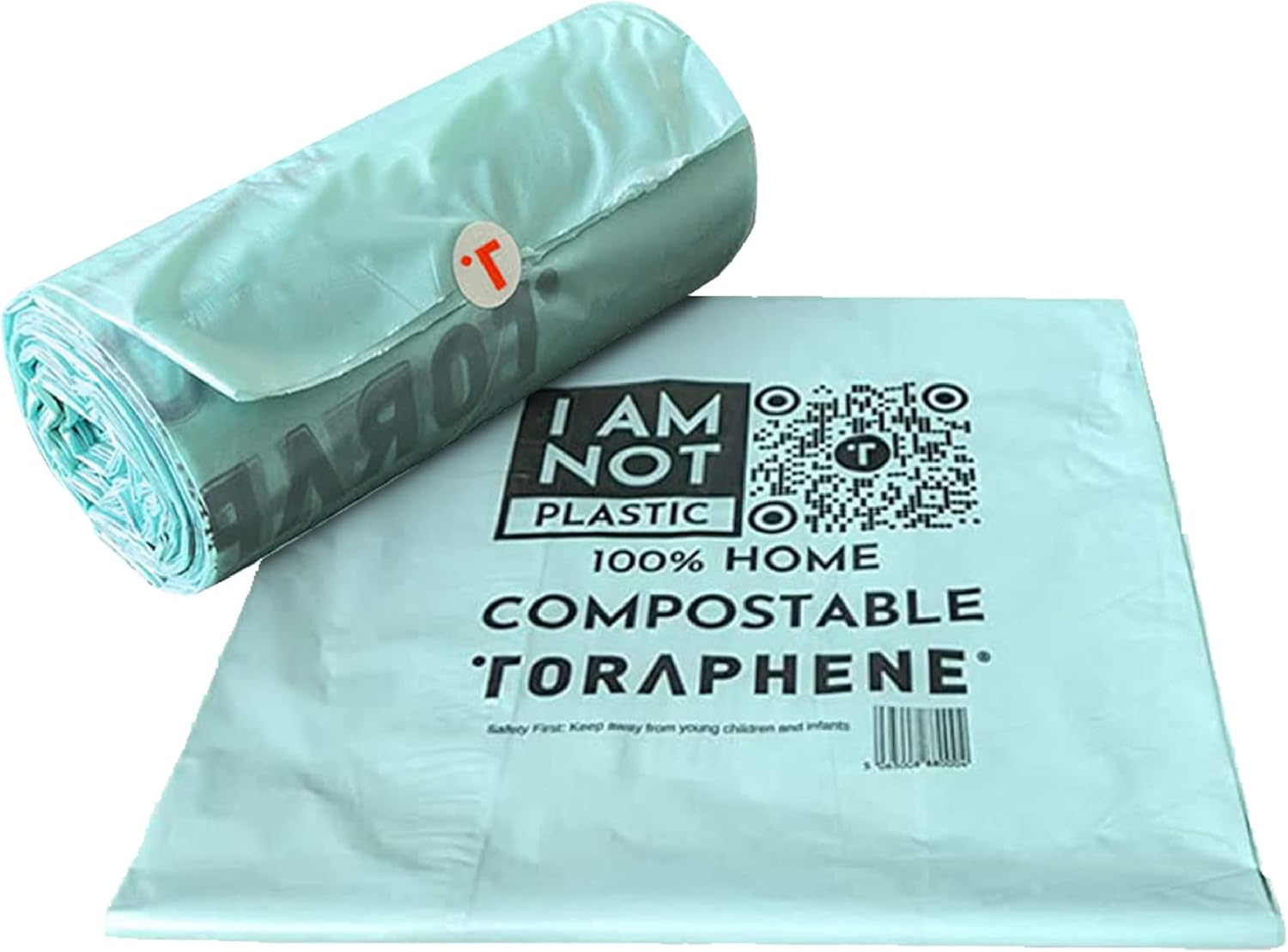 TORAPHENE 50 x 20L, Super Strong, Leak Proof, Odour Proof, Compostable