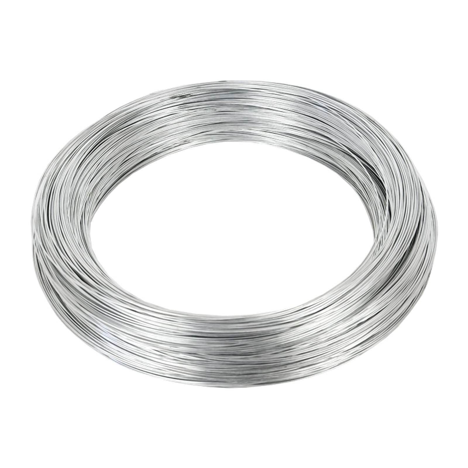 WSYCWG Garden Galvanised Wire Coil Fencing Wire Weight 5Kg Suitable for Fixing, Supporting and Connecting in Building Structures,Diameter 4mm