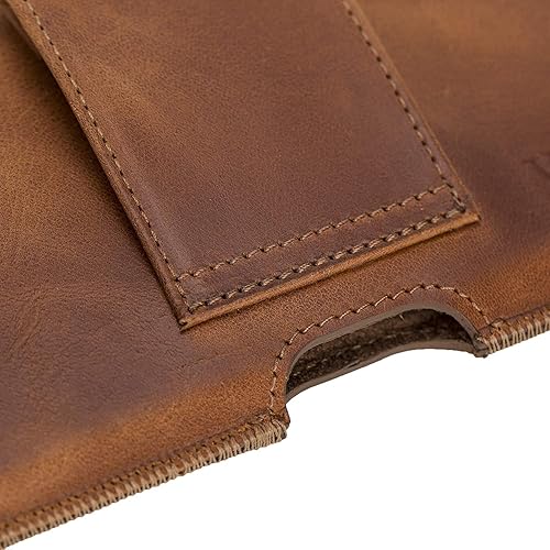 Vista 7 de Venito Rome - Funda universal de cuero compatible con iPhone 14-13-12 Pro Max, Galaxy S23-S22-S21-S2 (Ultra-Plus) Note 2 Ultra y teléfonos