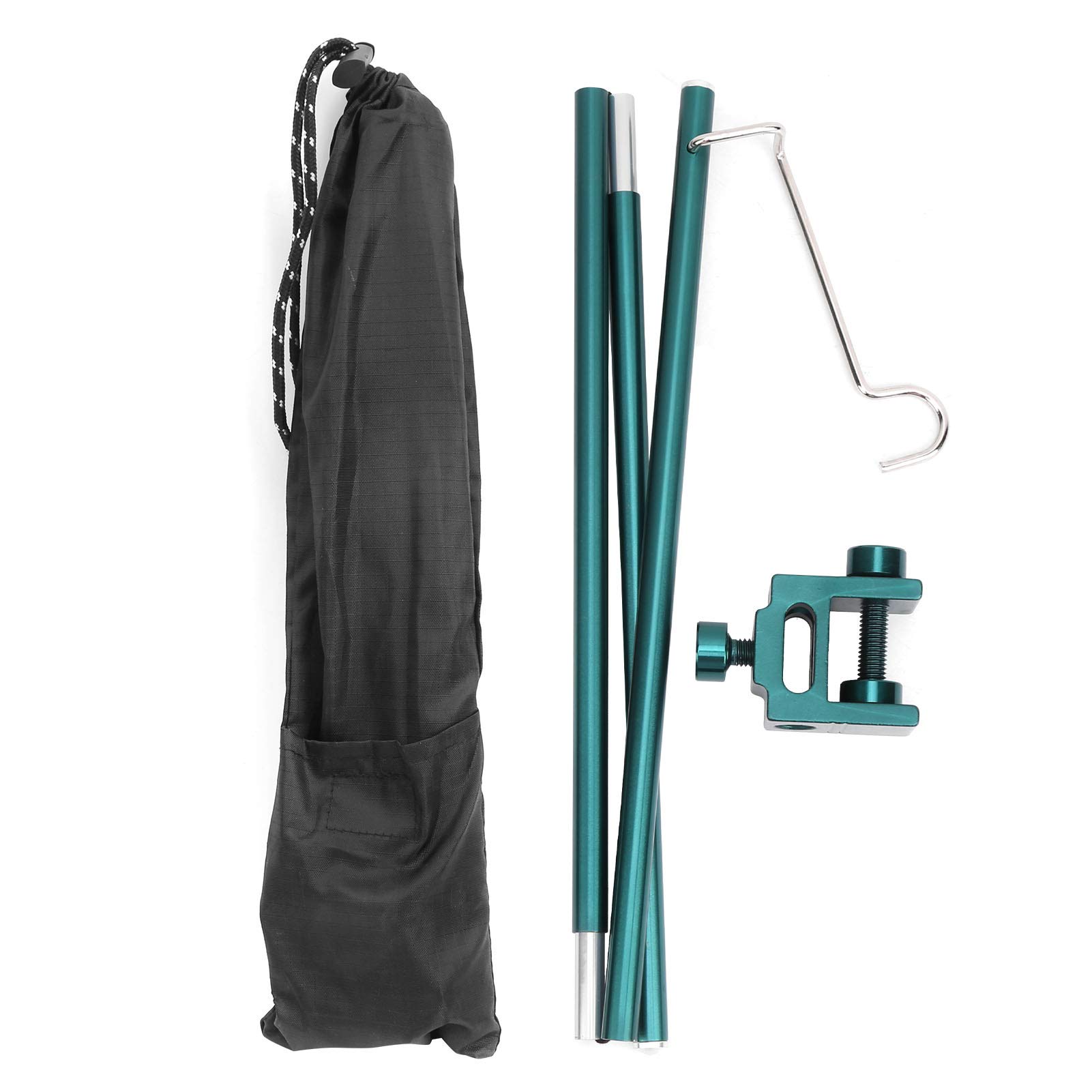 KUIDAMOS Folding Hanging Light Bracket Wide Application Bracket Fold Design Aluminum Alloy,for Mountain Camping