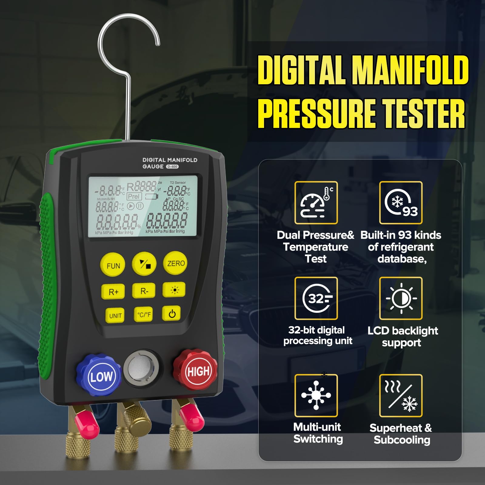 MGF DV1000 Manometro Digitale Per Vuoto - Foto 5