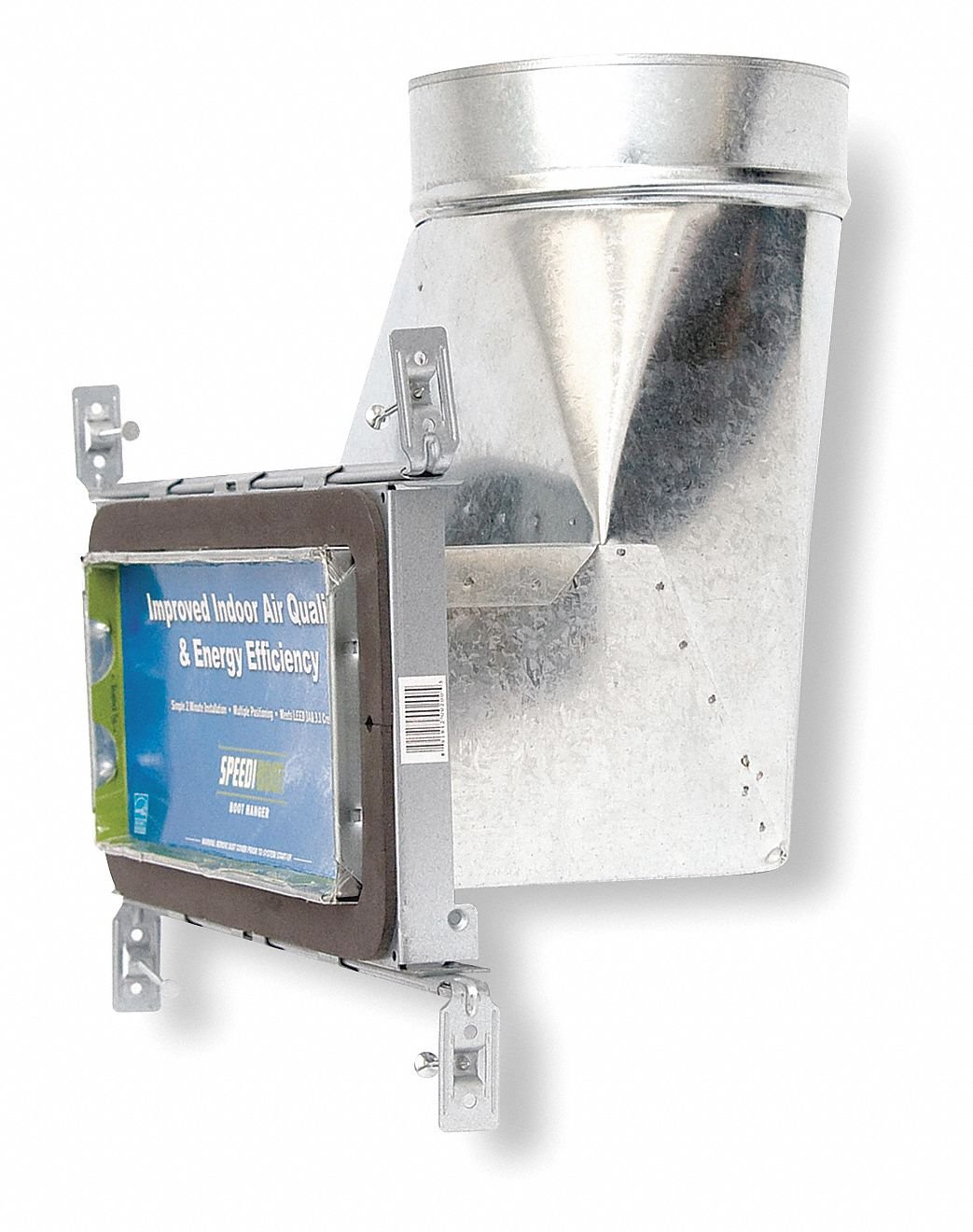 Vent Boot Hanger,90 Degree,8 x 14,Dia 8 Industrial