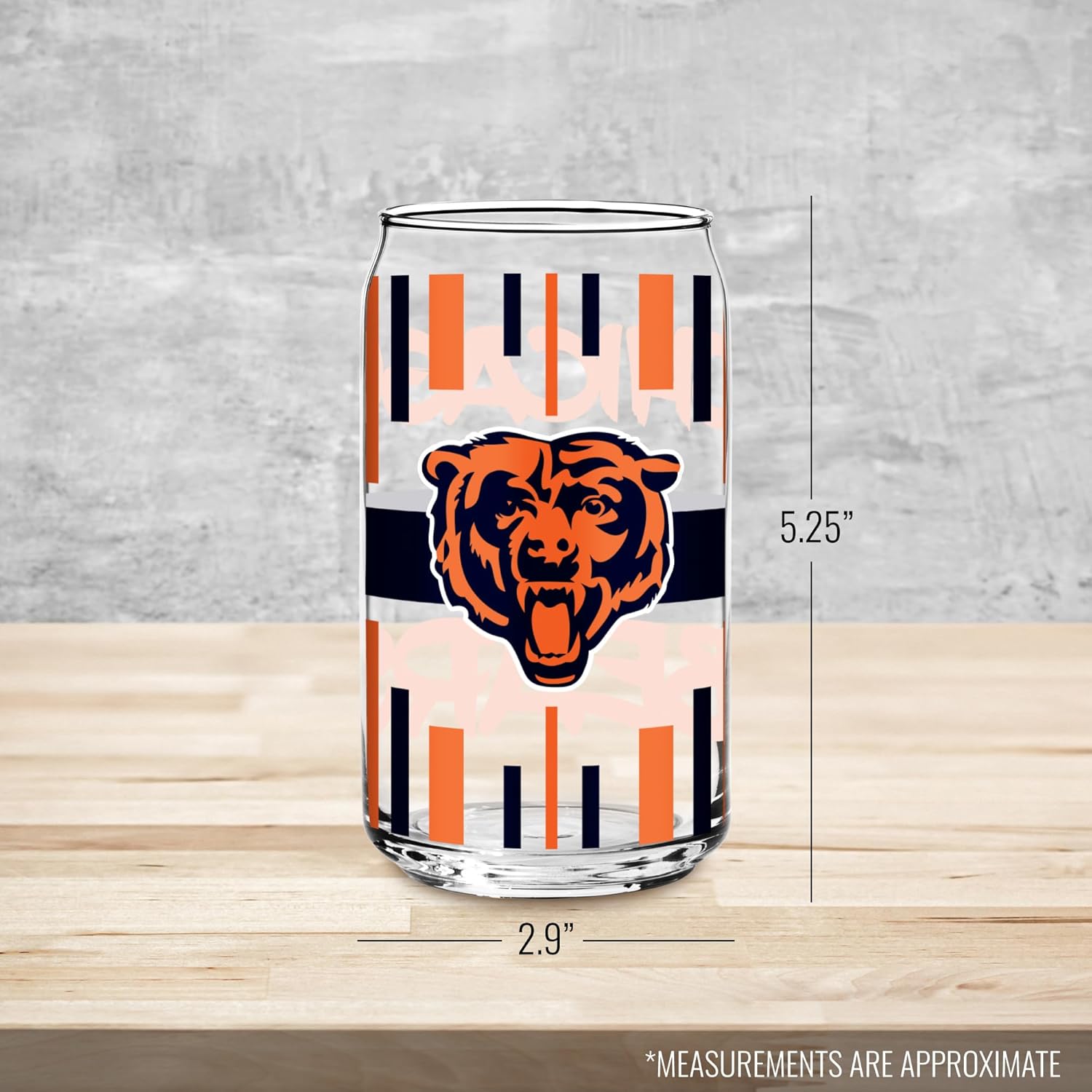 Rico Industries NFL Football Standard 16-oz Can Shaped Glass - Image 7