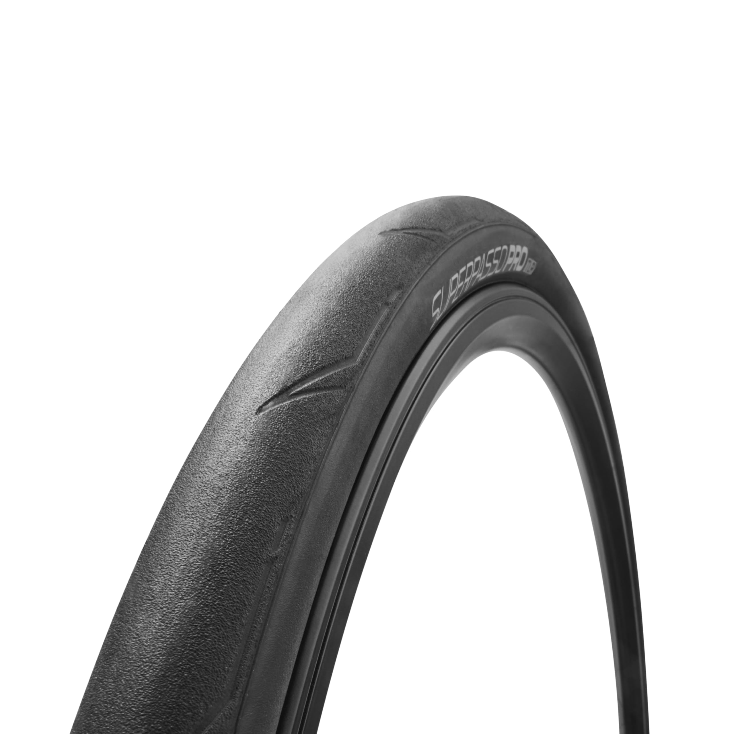 Vredestein Superpasso Pro TLR Road Bike Tyre 28-622, Tubeless Ready, TriComp technology, puncture resistant, for racing, Black/Black