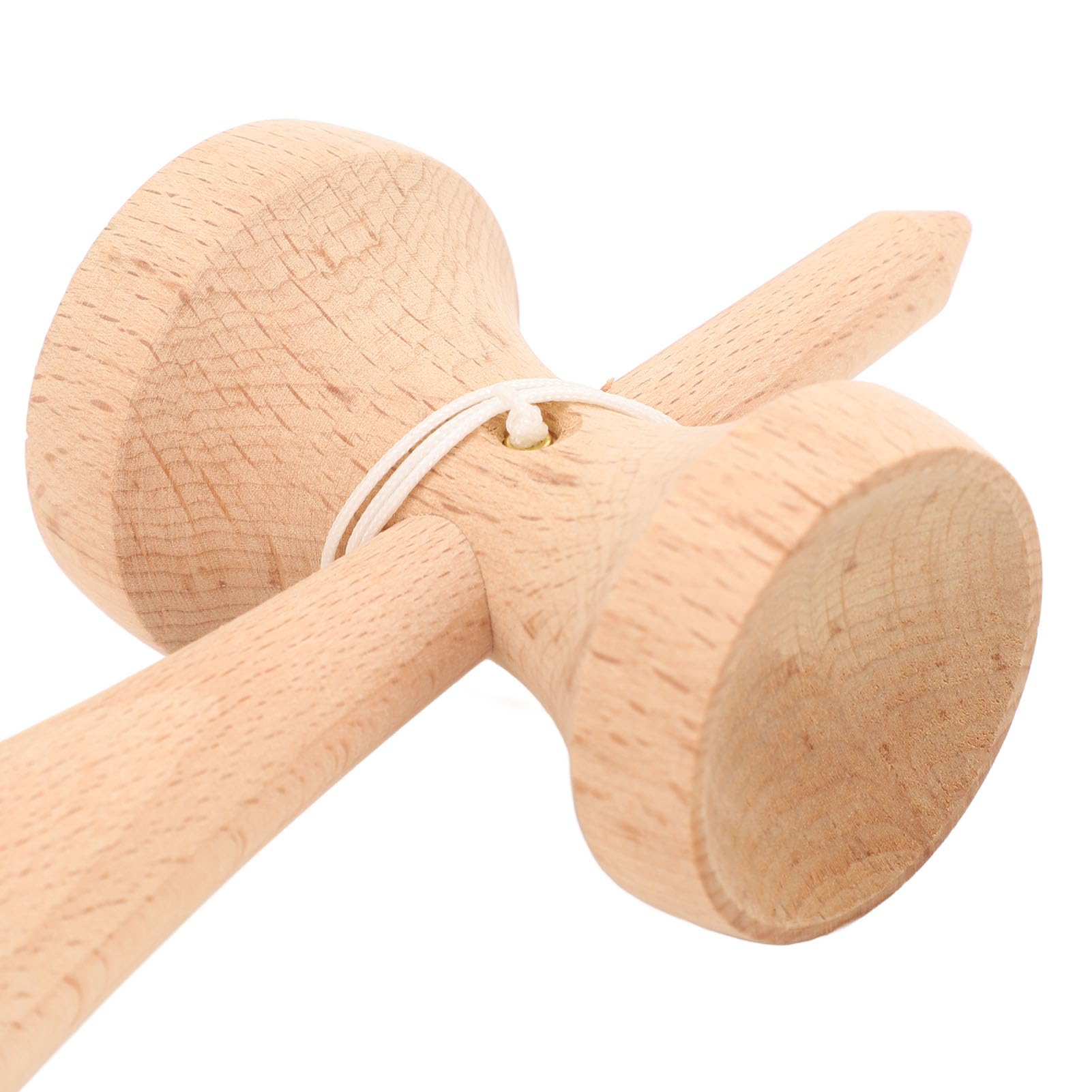 Kendama Toy, Wooden Catch Ball Kendama Migliora la Coordinazione Oculare a Mano con lo Spago per Interno Ed Esterno (GREEN)