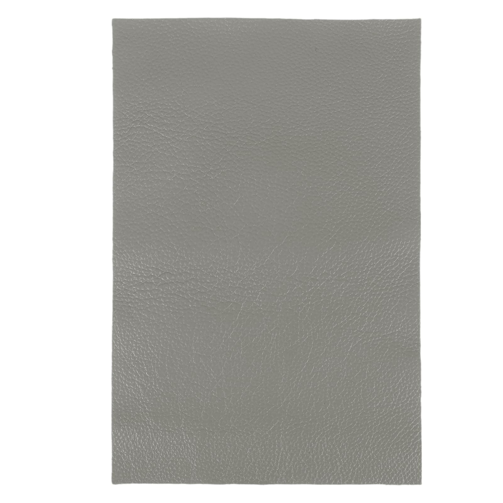 sourcing map Thick Full Grain Leather Sheet, 23.6 x 15.8 Inch Natural Cow Leather 1.5-1.8 mm Fabric Pieces for DIY Craft Furniture Office Belts Notebook Covers,Gray