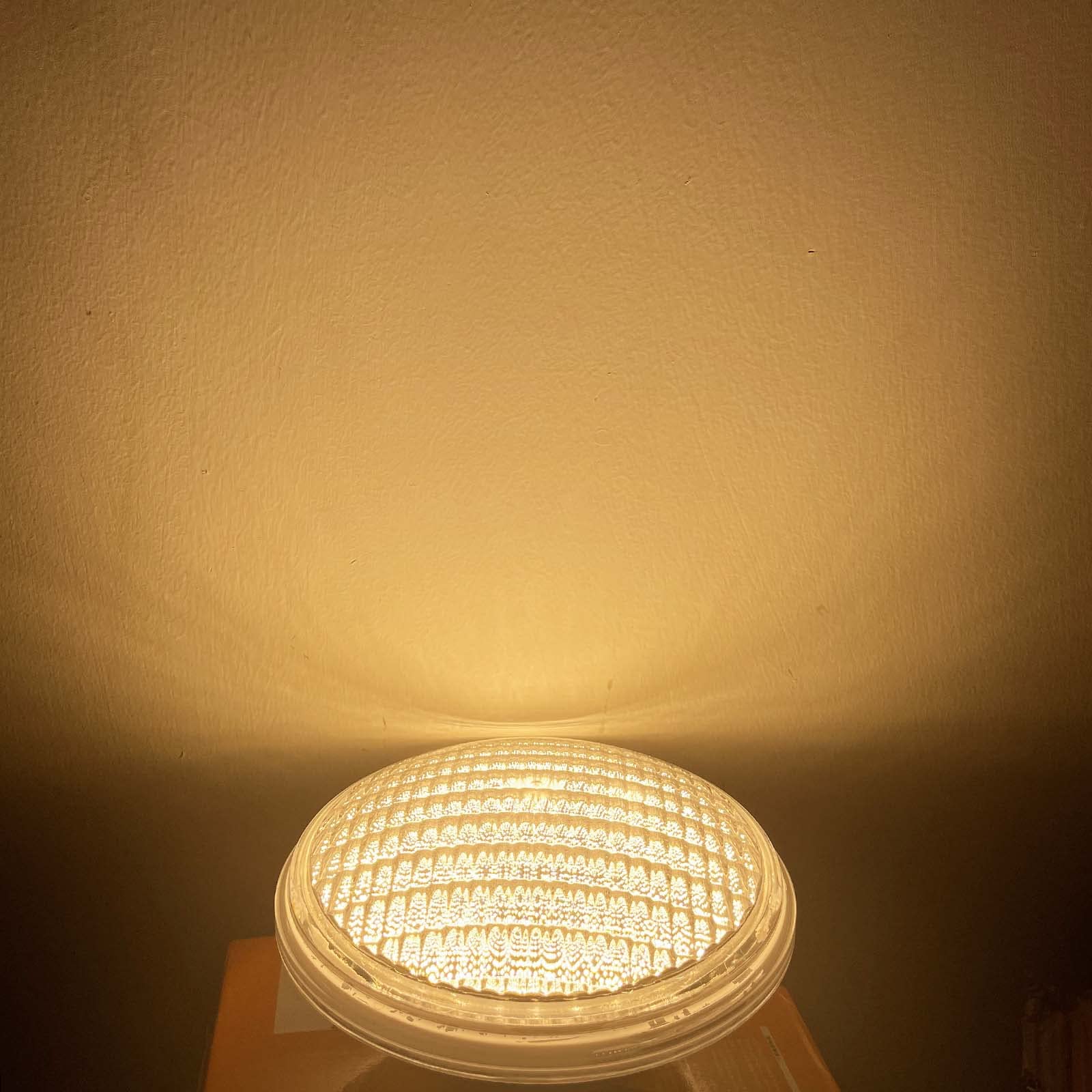 Luci per piscina a LED PAR56 Illuminazione per piscina a LED da 40 W sospesa per sostituzione subacquea Faretto alogeno da 300 W DC/AC 12 V bianco caldo 3000 K