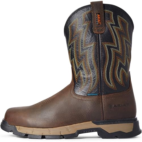 ARIAT Men's Rebar Flex Western Waterproof Work Boot