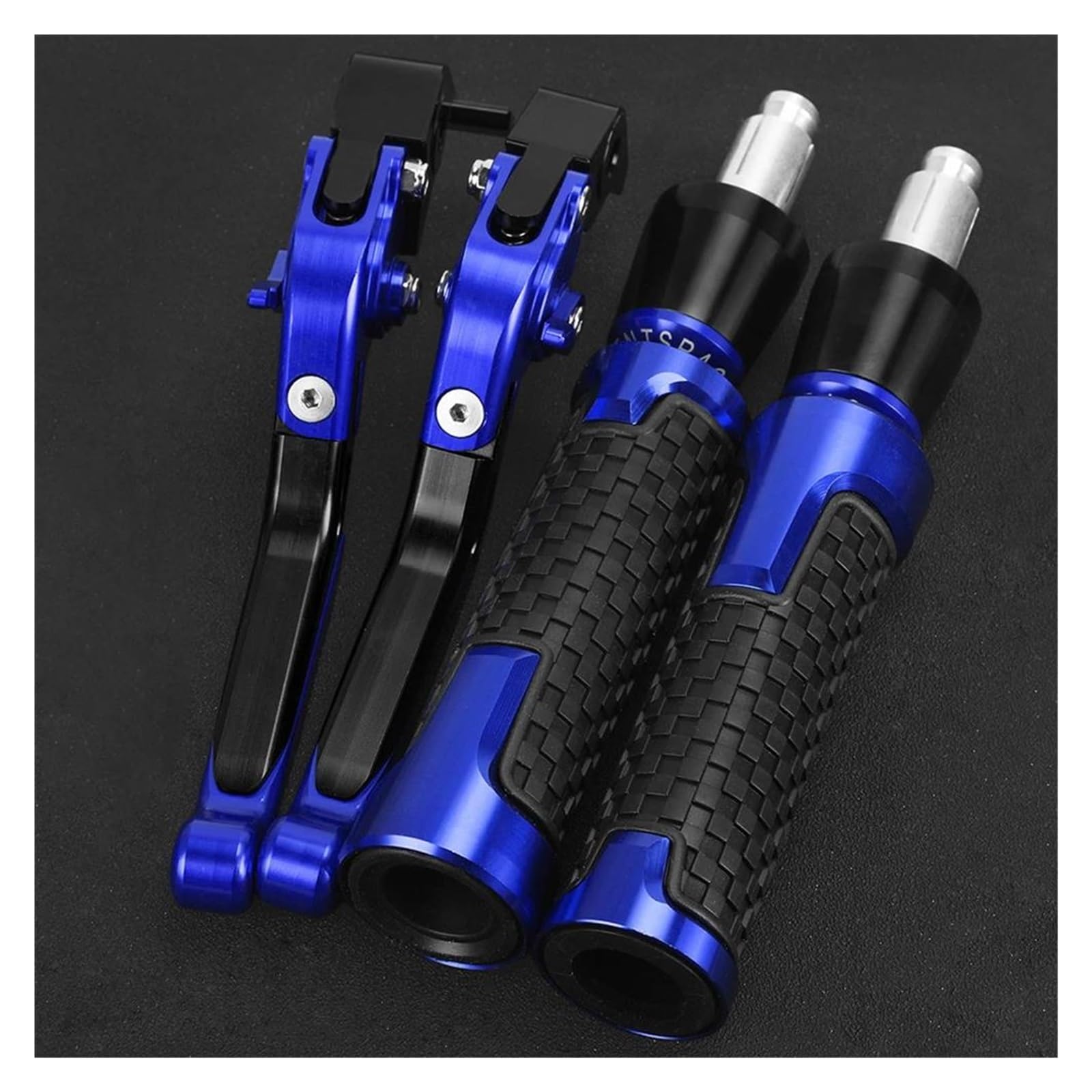 Wajuhjk Blue Motorcycle Accessories Brake Clutch Levers Handle Handlebar Grip Ends For Nc700 Nc700s Nc700x 2012-2013(Blue)