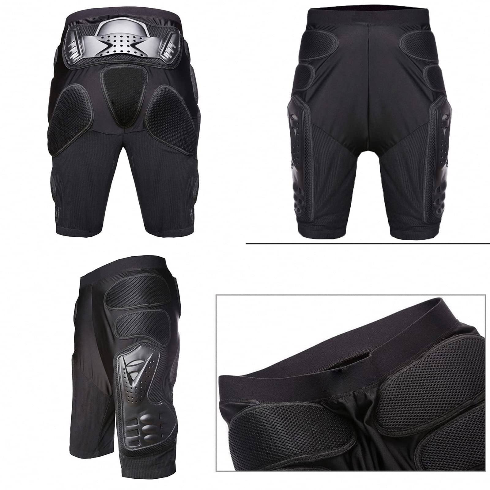 Traje Armadura de Motocicleta de Campo traviesa para Hombre, Pecho + Pantalones,Dorsal Guardia Carrera Corporal,Ropa Protectora de Carreras de Moto/Peto Motocross Enduro