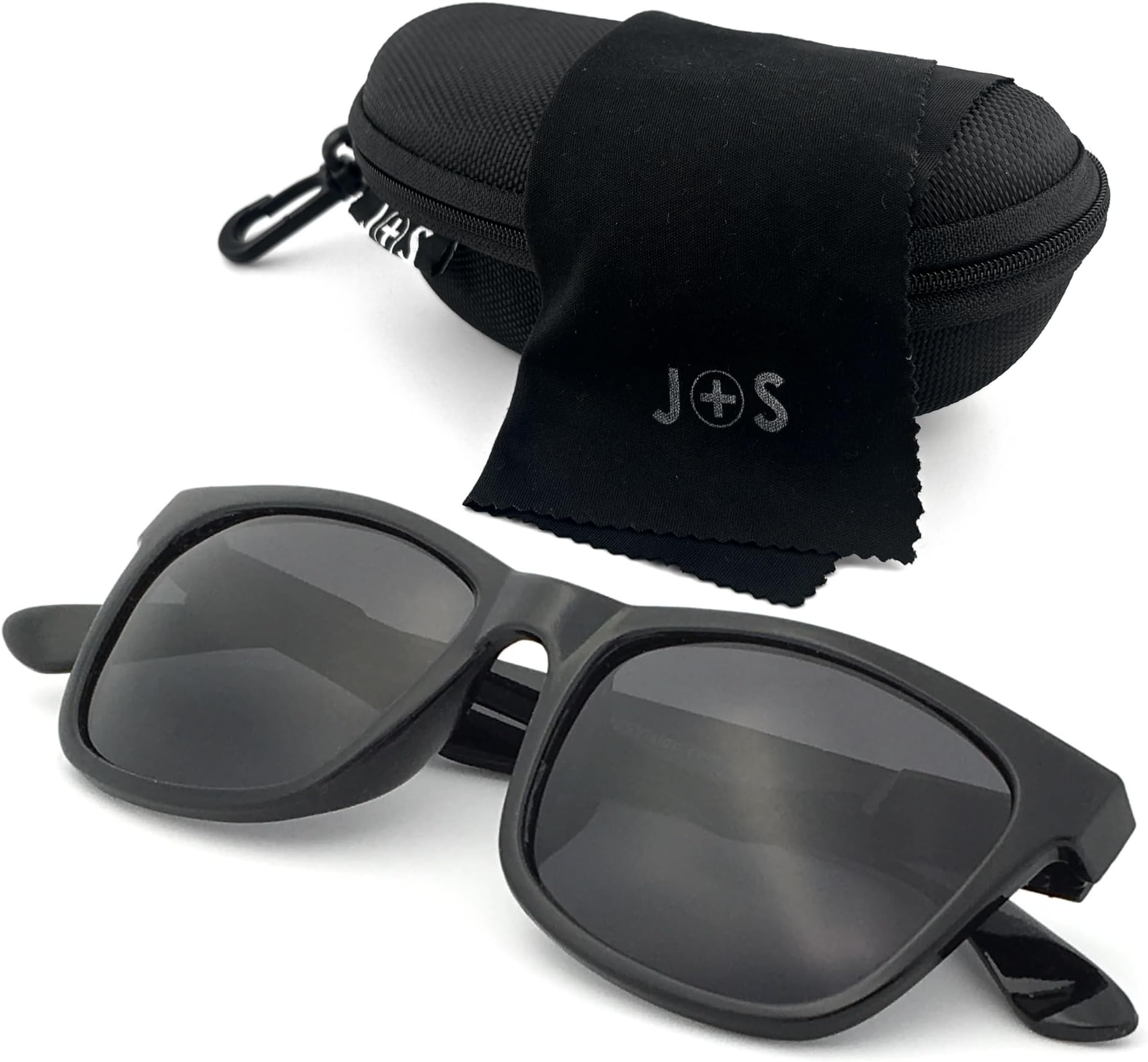 Mission Mark II Rectangle Polarized Sunglasses for Men | Spring Hinge Frame | Polarized 100% UV 400 | Medium-Small Fit