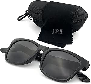 Amazon.com: J+S Mission Mark II Rectangle Polarized Sunglasses for Men ...
