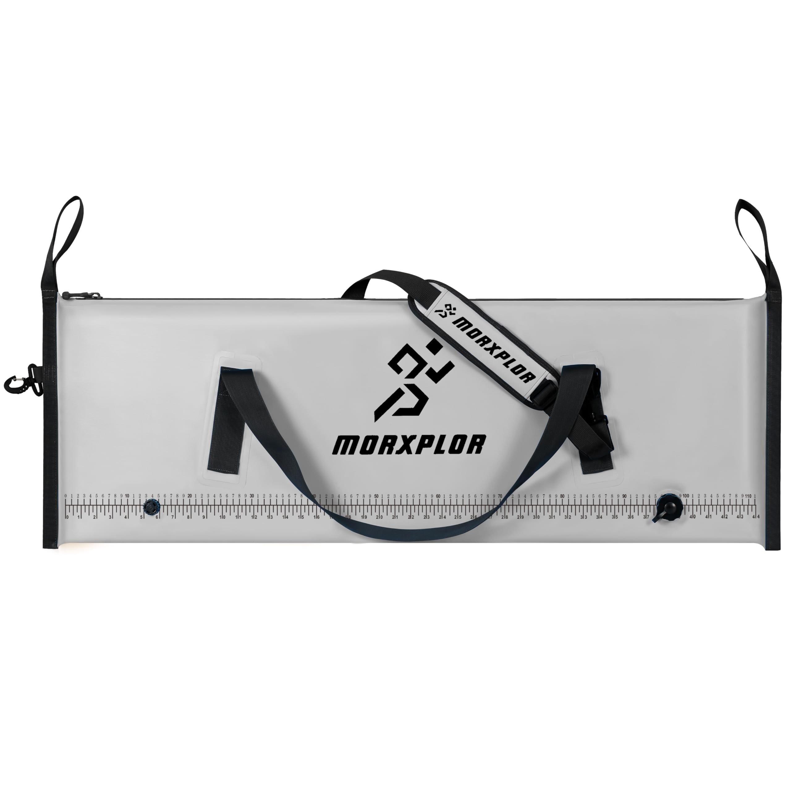 MORXPLOR Insulated Fish Cooler Bag for Fishing 41x17 47x17In 50x20In 60x24 72x30 80X40 Inches,Large Insulated Fish Kill Bag,Fishing Catch Bag Cooler with Water-resistant Zipper 47inch Light Grey
