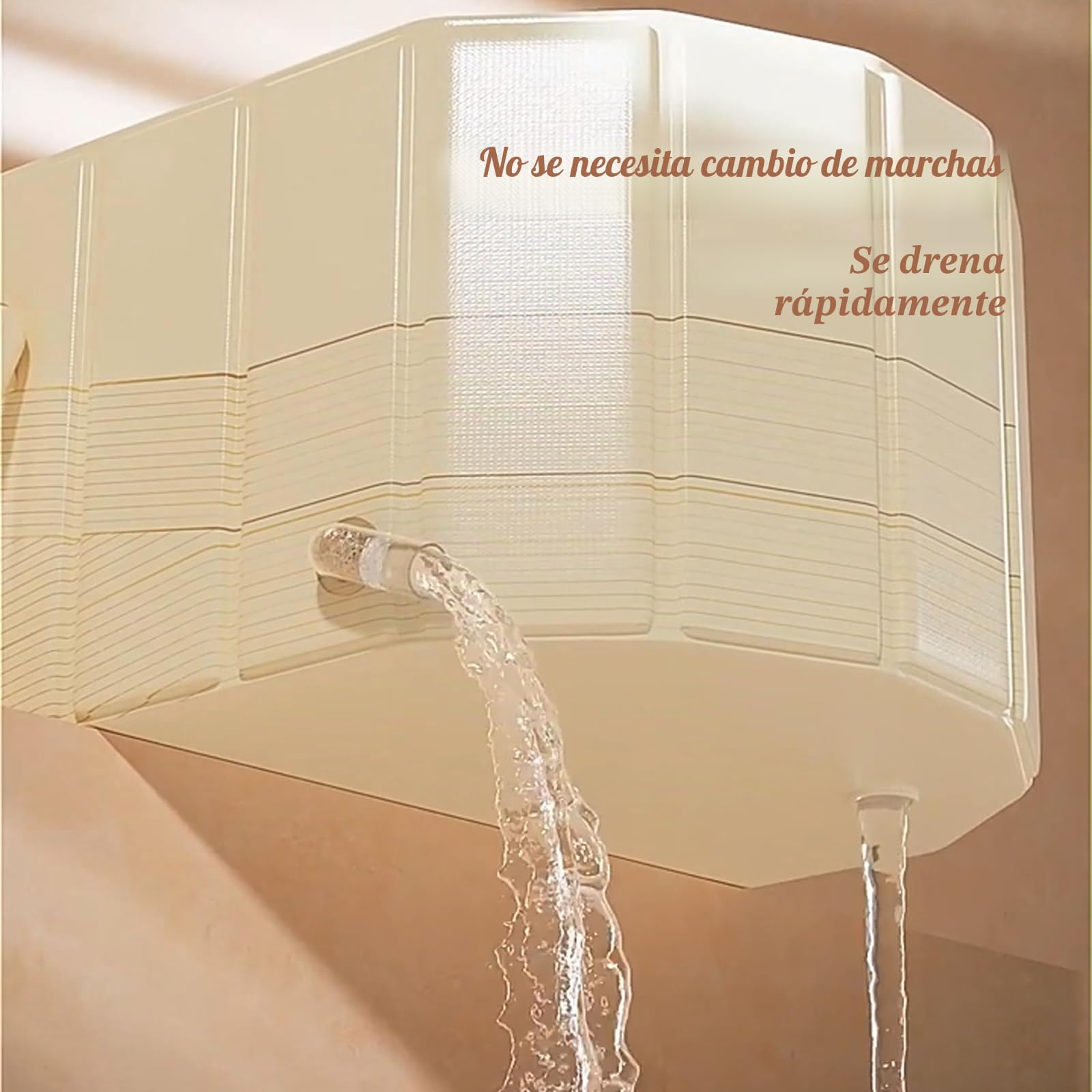 Simcat Bañera portátil 2 en 1 para adultos, 150 x 55 cm, plegable para 2 personas, con tapa, baño caliente y helado con aislamiento