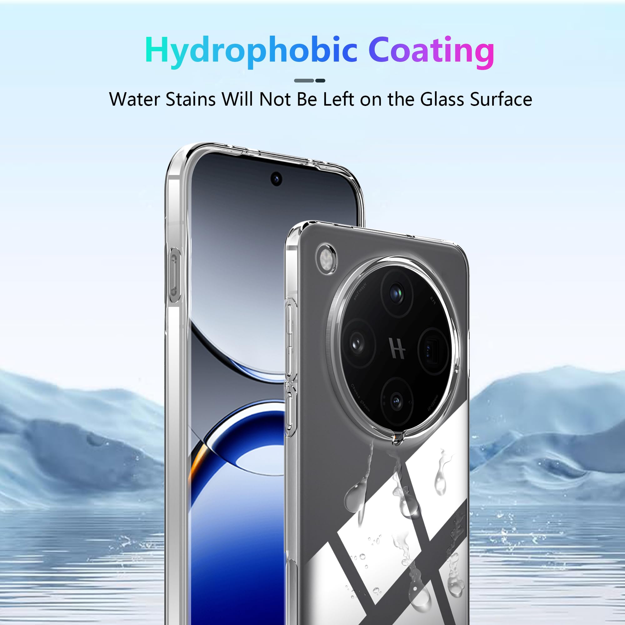 Effcotuo Hoes Voor Oppo Find X8 Pro Hoes Ultra Slank Zachte Siliconen TPU Schokbestendige Mobiele Telefoon Beschermhoes Anti-Vingerafdruk Schokabsorptie Case Voor Oppo Find X8 Pro