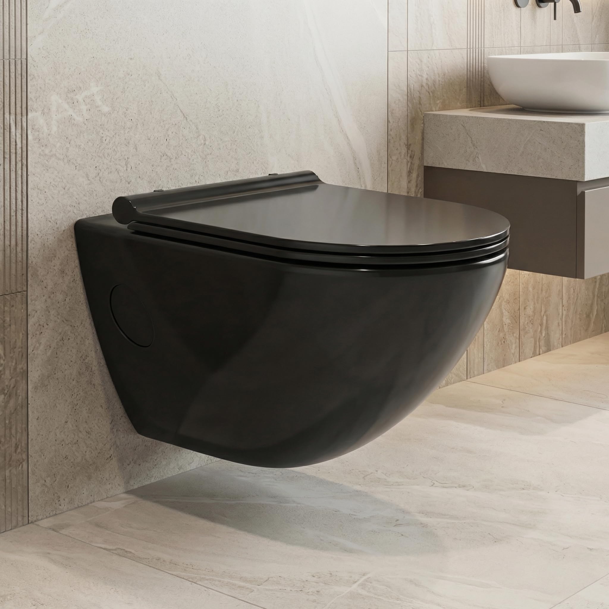 Wall Mount Commode - European Toilet -19 Wall Mount Commode - European Toilet -19