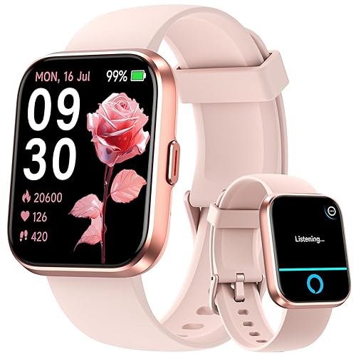 Fitpolo Smart Watches for Women Android iPhone, 1.8'' HD Women