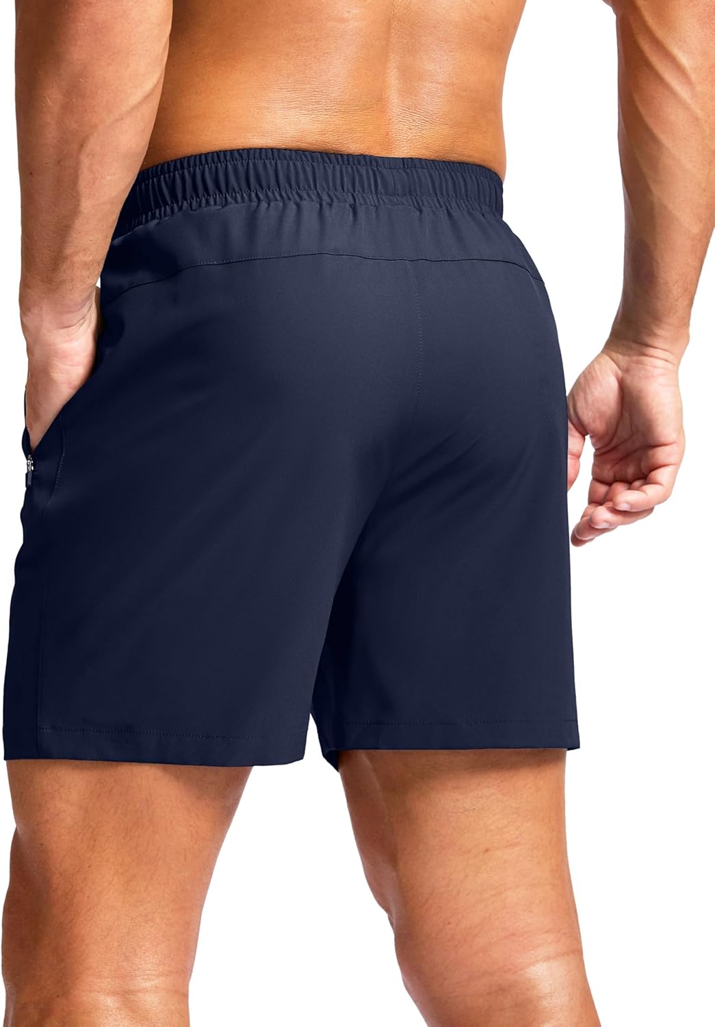 G Gradual Men's Athletic Running Shorts with Zipper Pockets Quick Dry 7"/ 5"/ 9" Workout Gym Shorts for Basketball Hiking - Image 2
