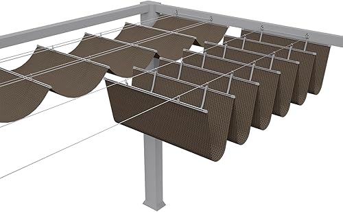 TANG Pergola retráctil de repuesto para exteriores
