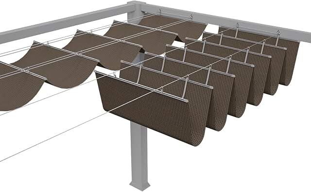 10 Balcony Ceiling Ideas to Elevate Small Outdoor Spaces 58 TANG 3' x 16' Pergola Cover Shade Canopy, Retractable Awning Sun Shades ...