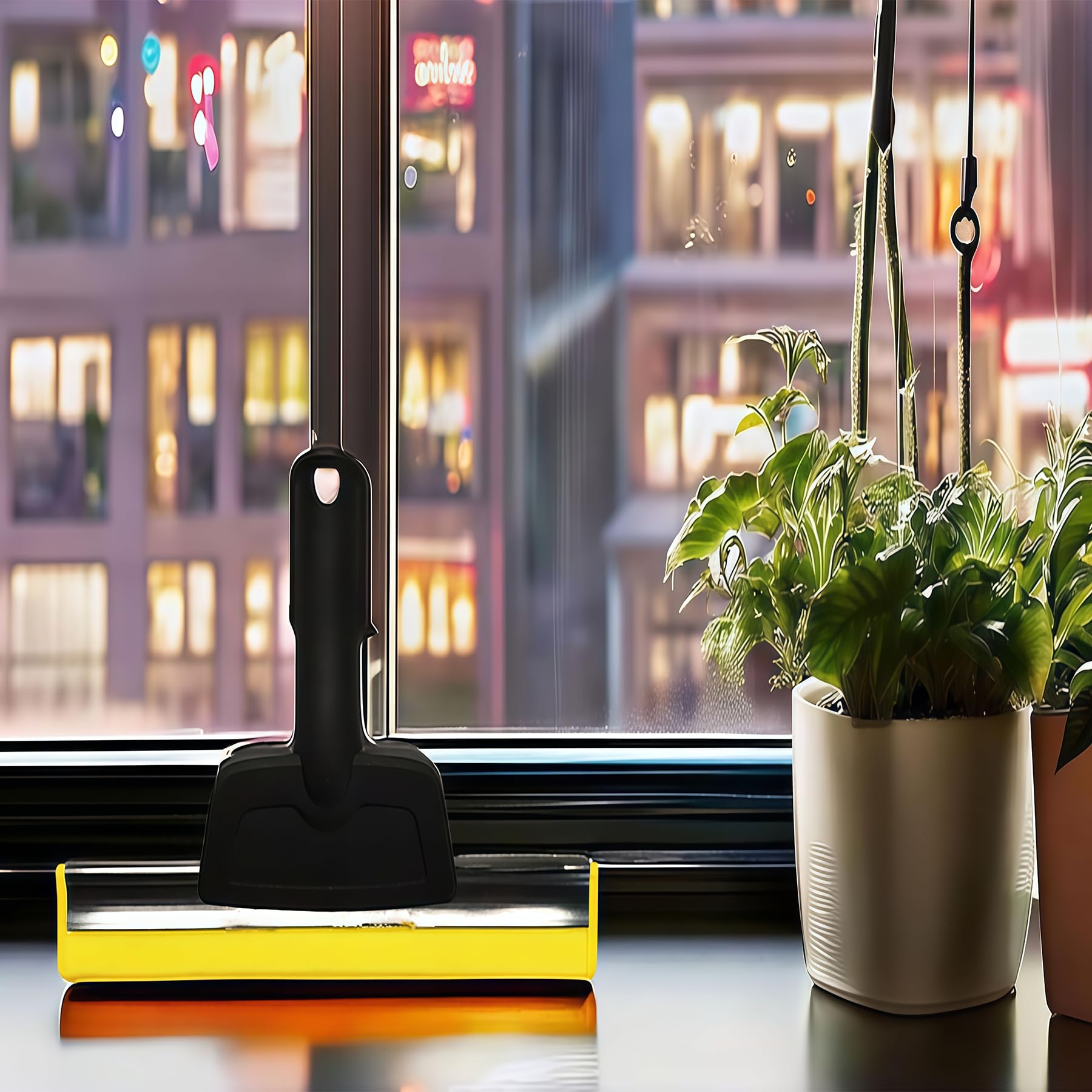 HIYOUNG Boquilla para ventanas compatible con limpiador de vapor Karcher, para limpiador de vapor SC1, SC2, SC3, SC4, SC5, SC7, limpieza sin rayas de vidrio, ventanas y espejos
