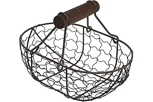 DOITOOL Farmhouse Egg Collecting Basket