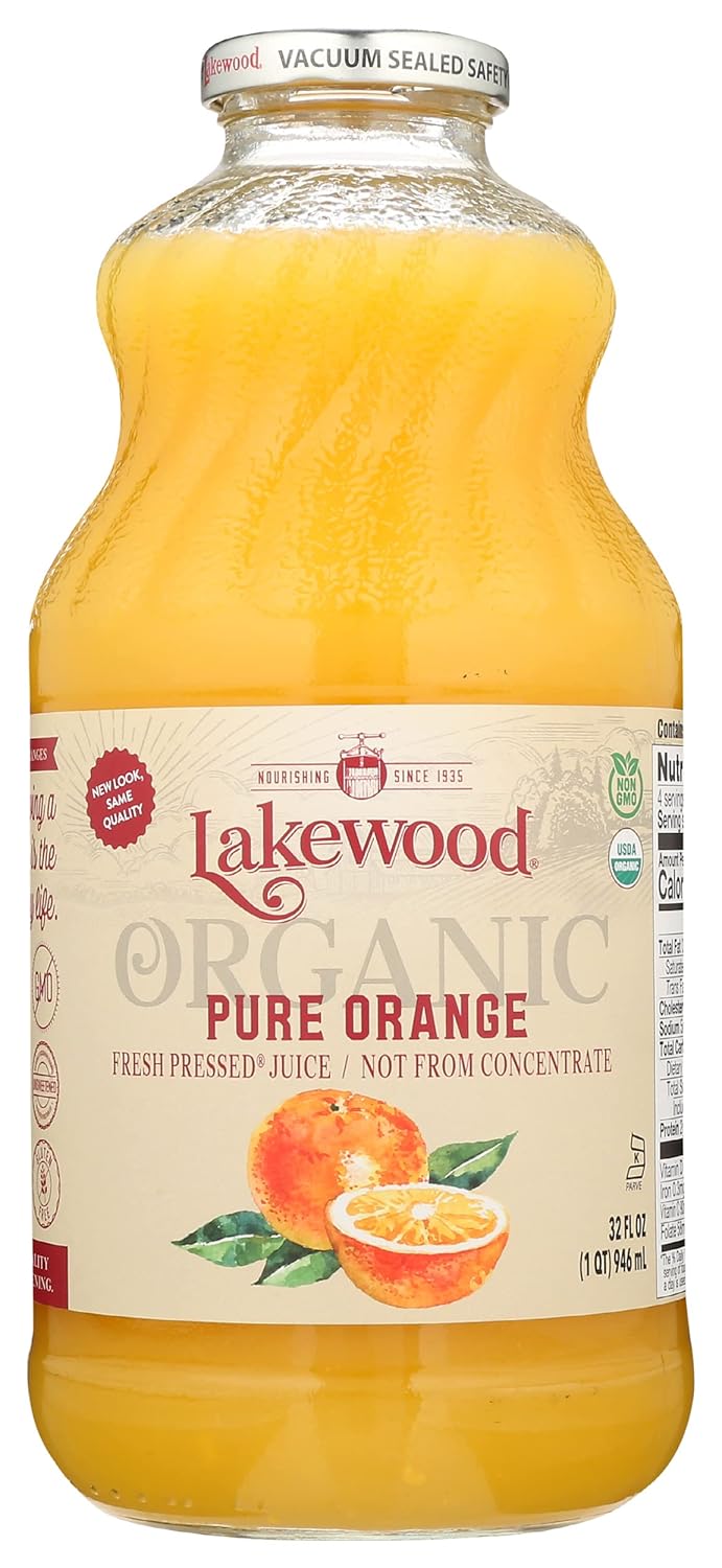 Lakewood Organic Orange Juice, Gluten Free, Non GMO