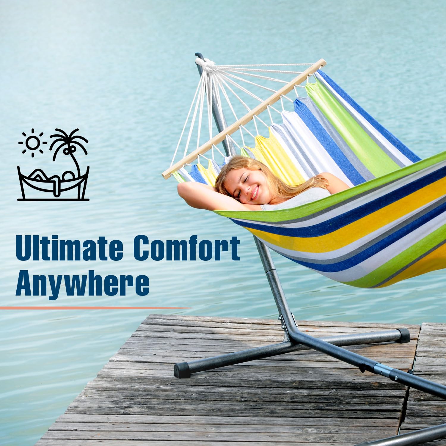 Struttura Portante Per Amache Sumo - Acciaio, Regolabile, Per Esterno