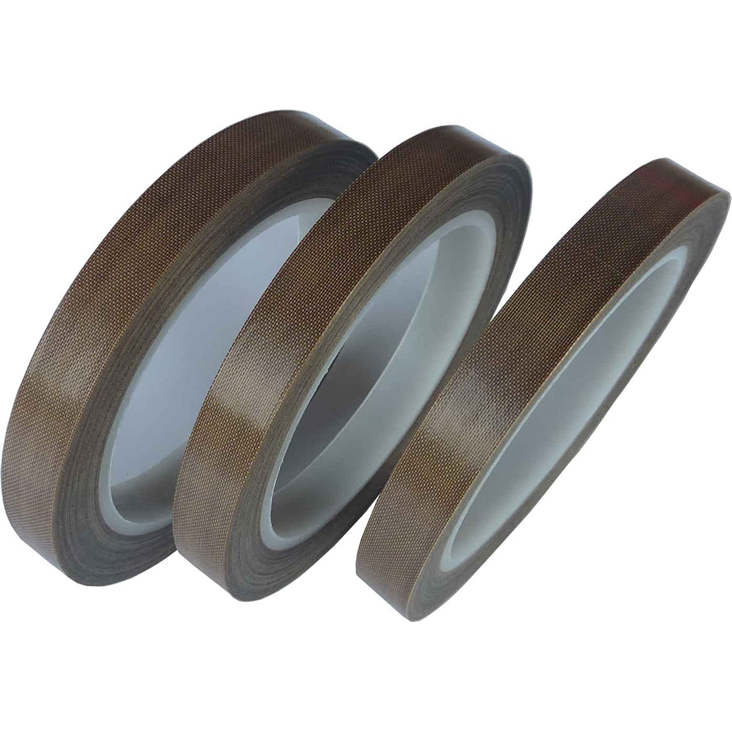 ACIT Teflon-Klebeband aus PTFE, Glasfaser, hohe Temperatur, hitzebeständig, bis zu 300 ℃ (15 mm x 33 m)