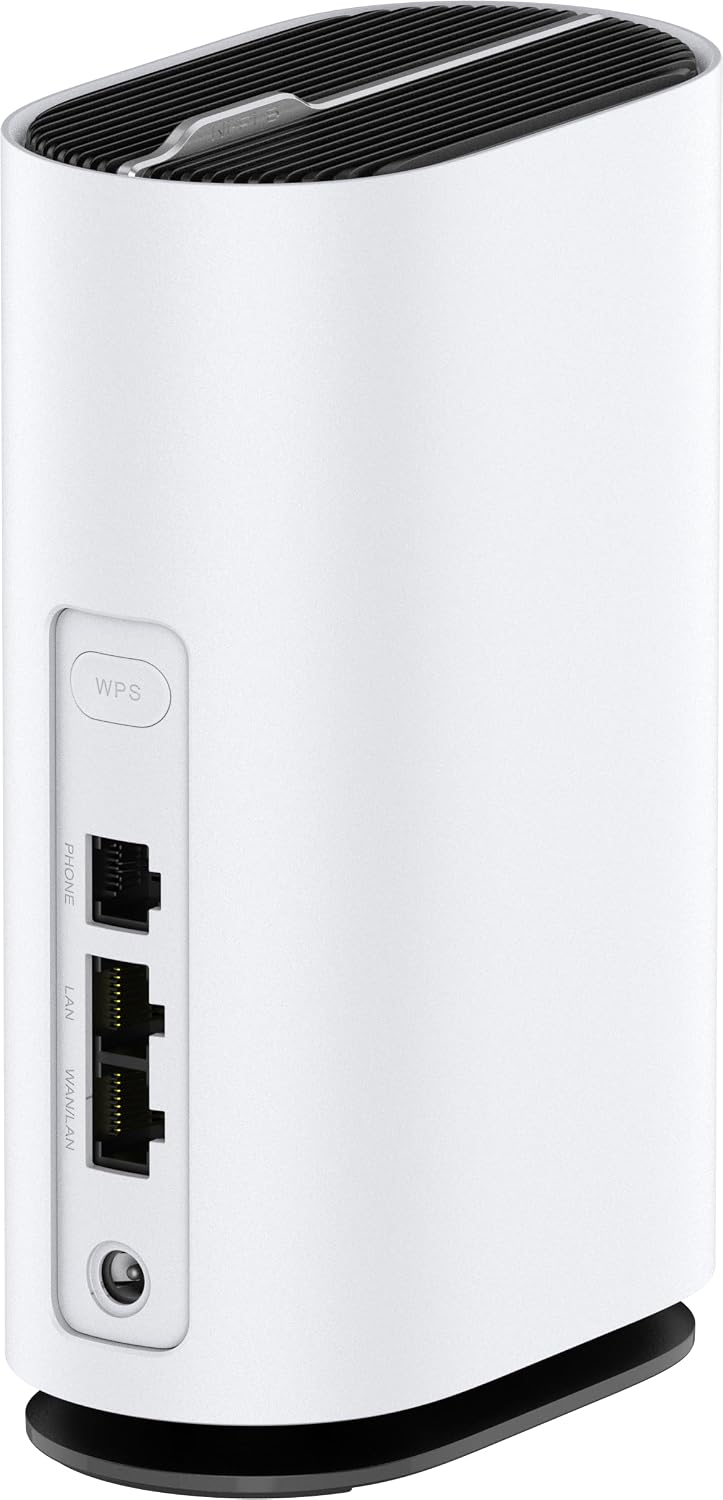ZTE G5C 5G Wi-Fi 6 Modem Router rear view with ports