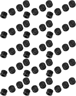 SHINEOFI 50 Stück Gitarrensaiten-endperlen aus Metall Schwarze Folk-akustik-gitarren-zubehörteile Kompatibel mit Ukulele Mandoline Stabile Saitenanker für Sichere Verbindung und Präzise