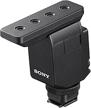 Sony ECM-B10 Wireless Shotgun Microphone, Noise Reduction, Easy Operation, Ideal for Cameras, Interviews, Vlogs, Content Creation, Streaming Auxiliary