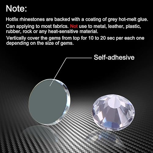 Miniatura 5 de jollin Hotfix vidrio AB Flatback Rhinestones