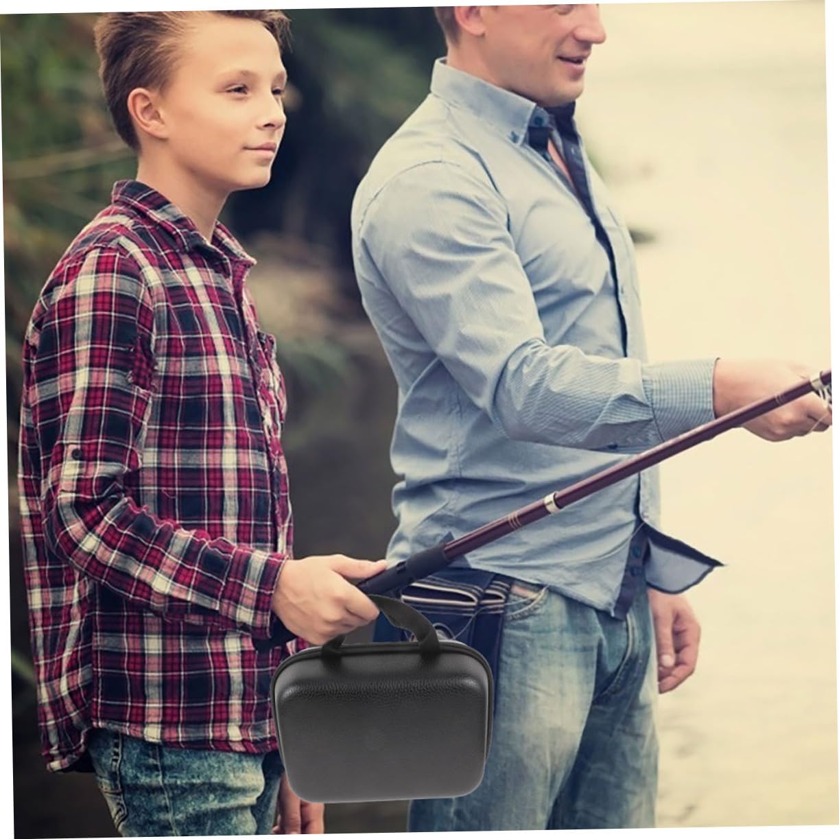 BESPORTBLE 2pezzi Custodia Protettiva Per Mulinelli Da Pesca in Eva Leggera e Anti-graffio Sacchetto Portatile Traspirante Per Rotanti Protezione Sicura e Trasporto Facile