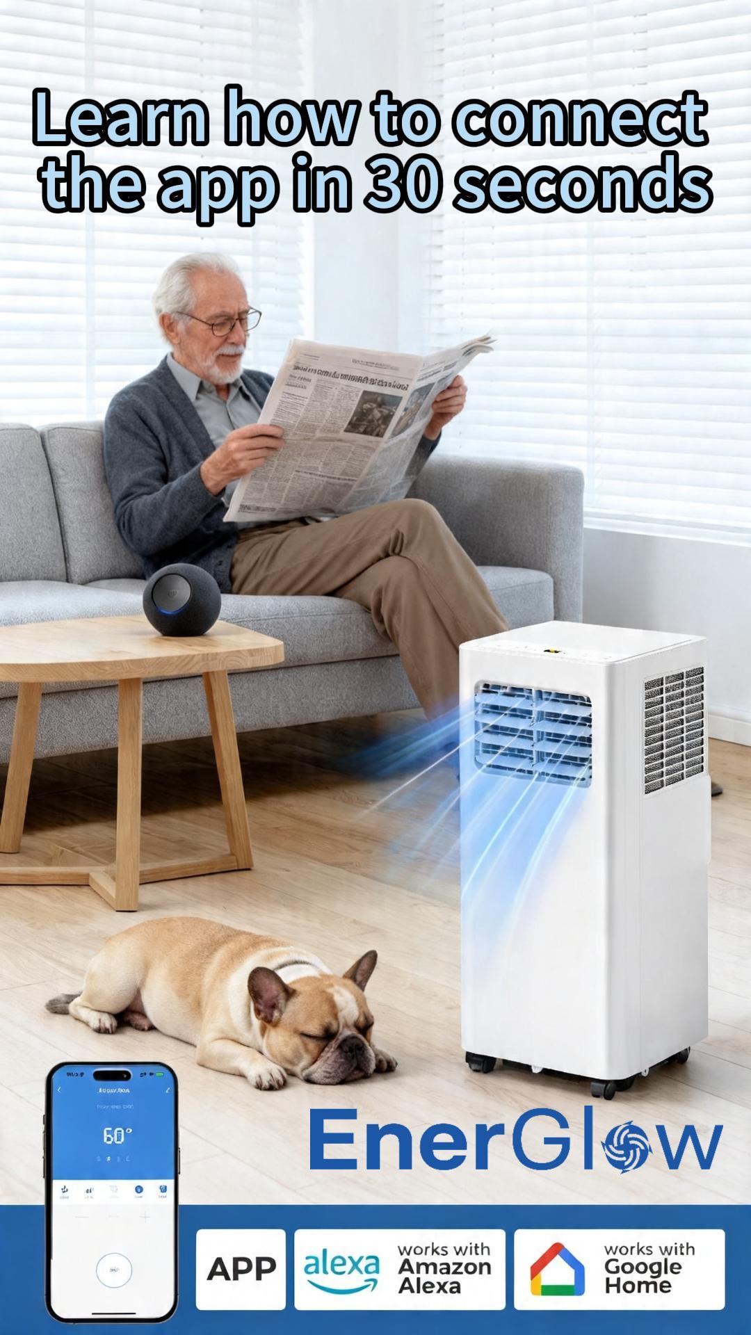 Image of Portable Air Conditioners 14,000 BTU, 3-in-1 Portable Air Conditioner for Rooms Up to 750 sq.ft. with Cool, Fan, Dehumidifier, Sleep, 24H Timer, Portable AC Unit with App /WiFi /Remote for Bedrooms