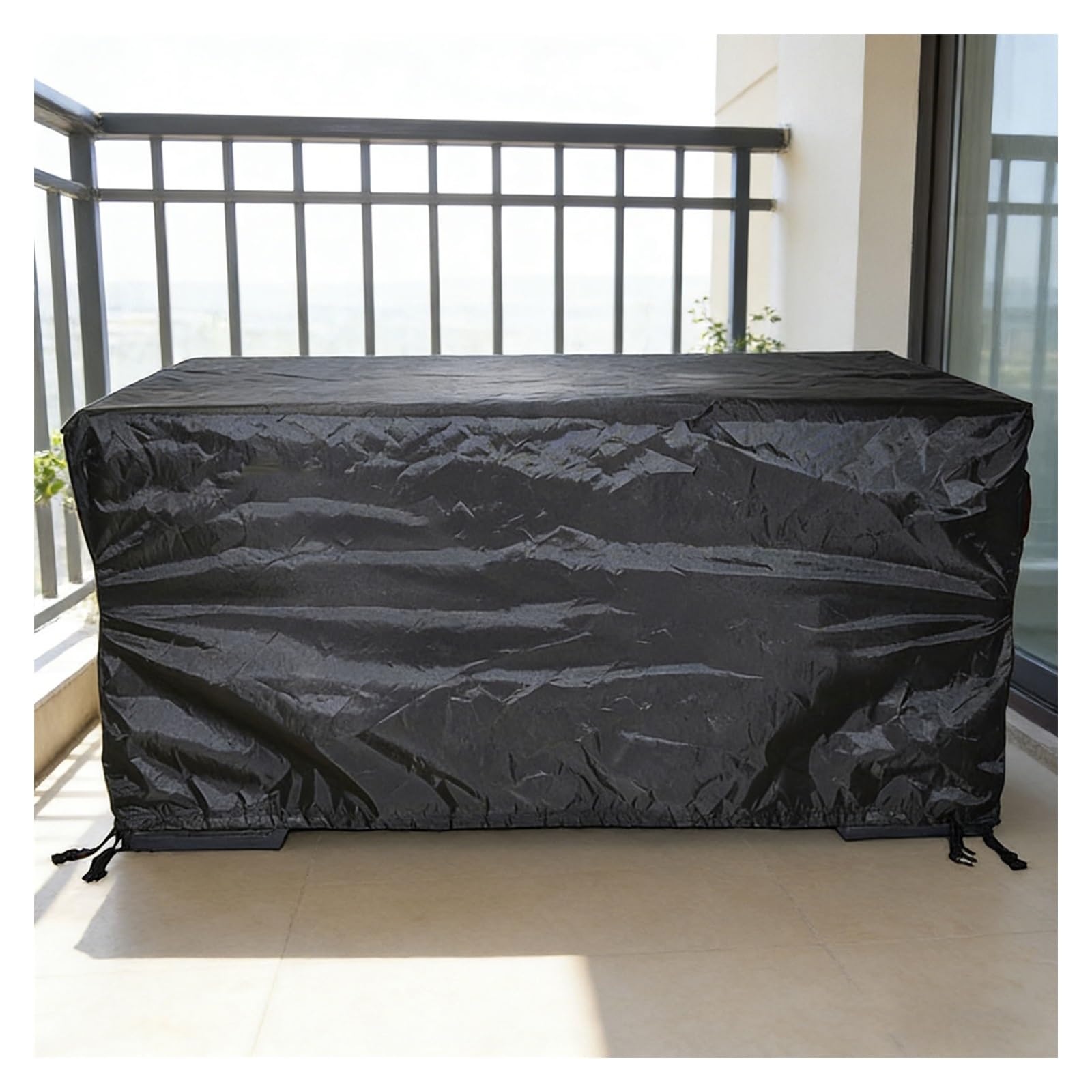Housse de canapé de patio imperméable 250x250x90cm pour meuble d'extérieur
