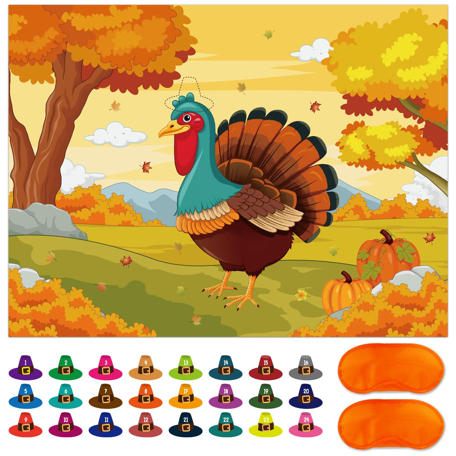 PETCEEThanksgiving Party Games for Kids