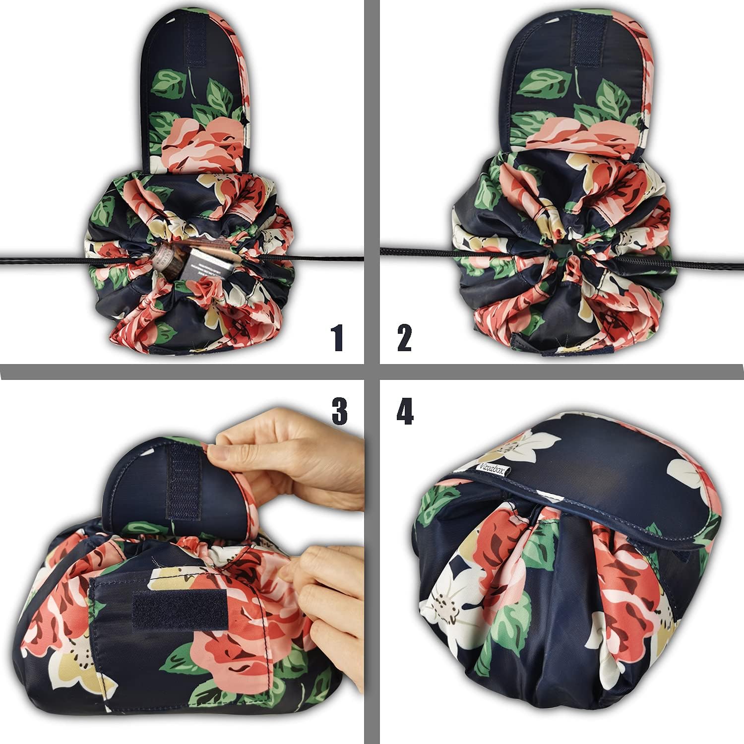 Lazy Drawstring Makeup Bags - Image 4