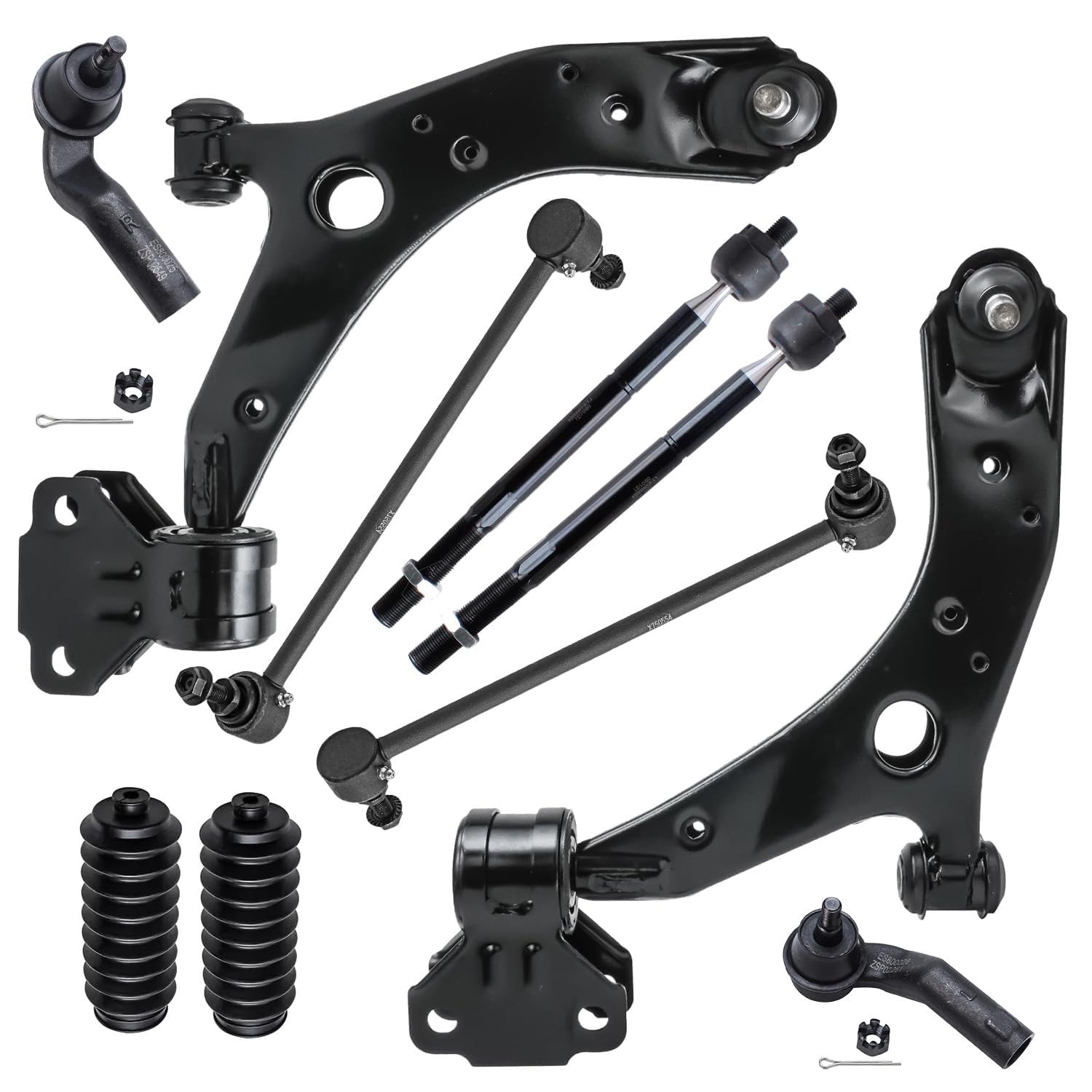Detroit Axle - 10pc Front End Control Arms Kit for 2010-2013 Mazda 3 Sport