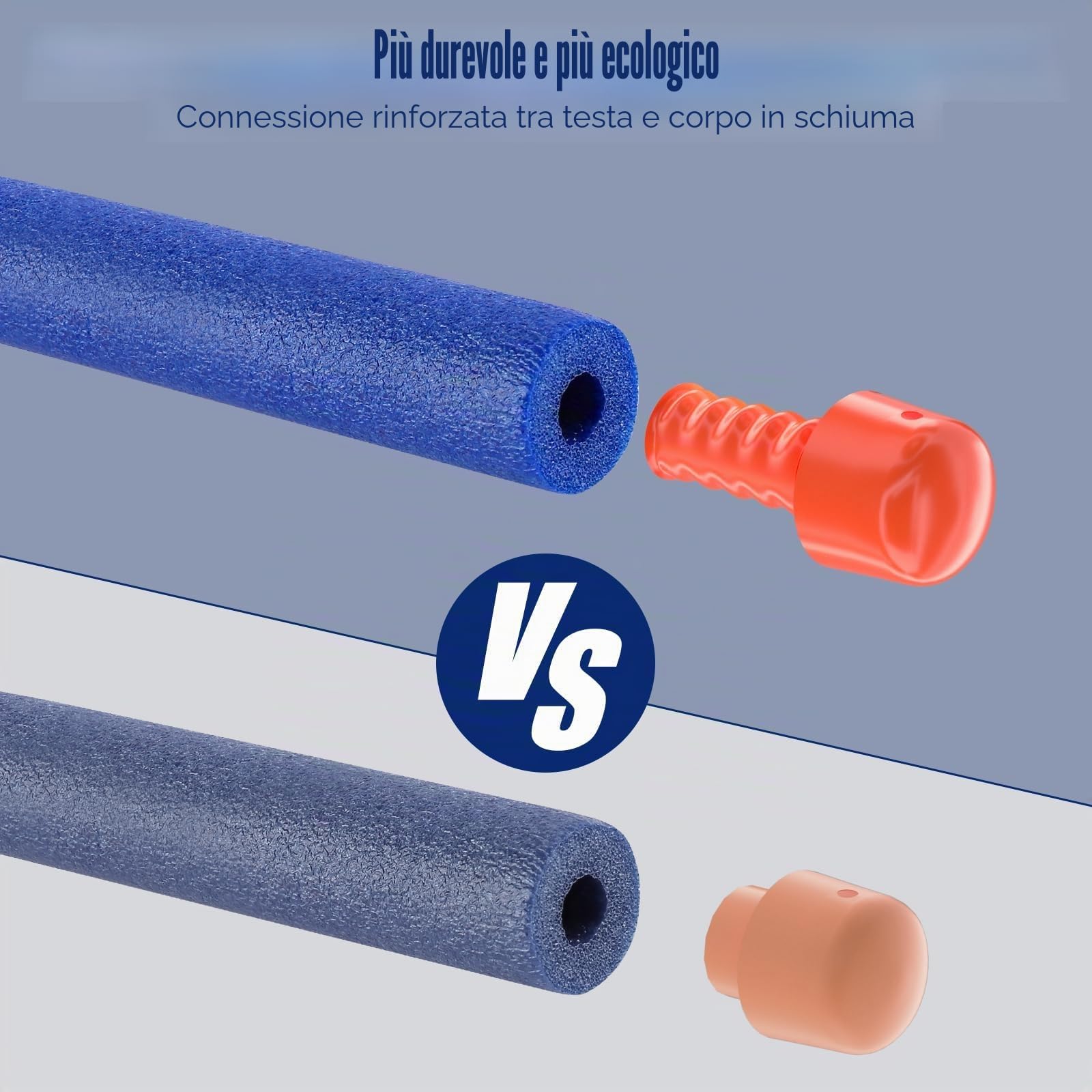 Dardi Proiettili,Munizioni Ricarica Compatibili Freccette,7.2cm Proiettili per Pistole Nerf Fortnite,per Pistola Nerf N Strike Elite Blaster Ricambio Munizioni Ricarica