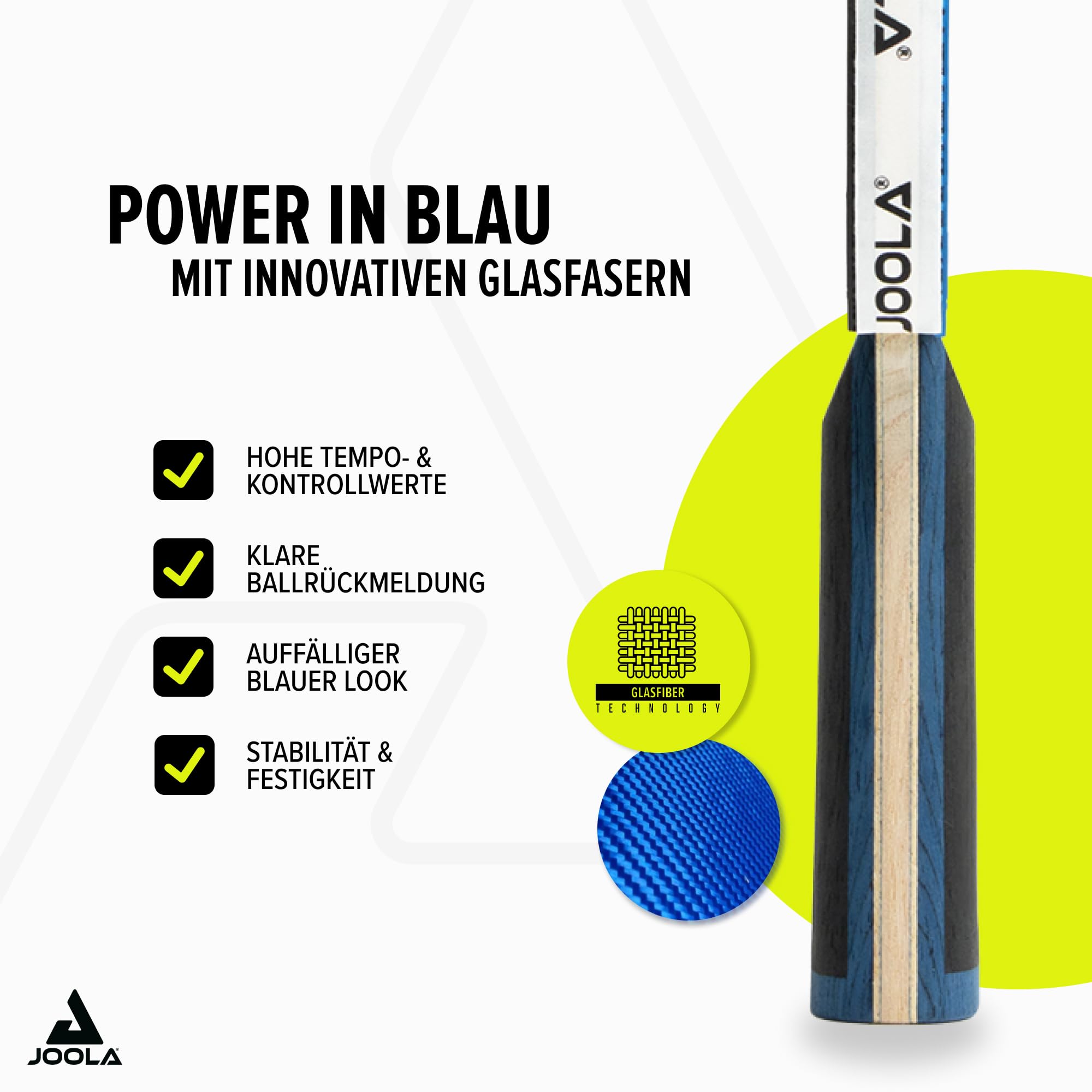 JOOLA Rakieta do tenisa stołowego White Infinity Z/White Infinity GL/White Infinity Carbon – profesjonalna rakietka do tenisa stołowego z pudełkiem magnetycznym