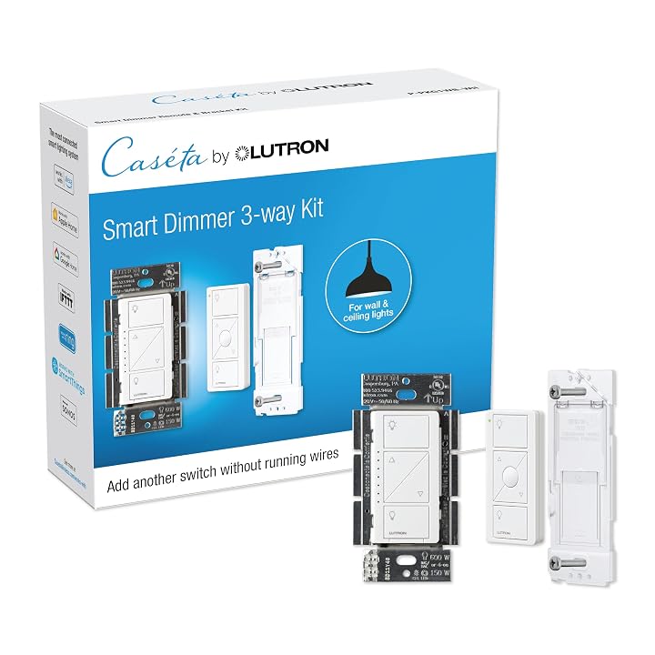 Lutron Caseta 3-Way Smart Dimmer Kit;