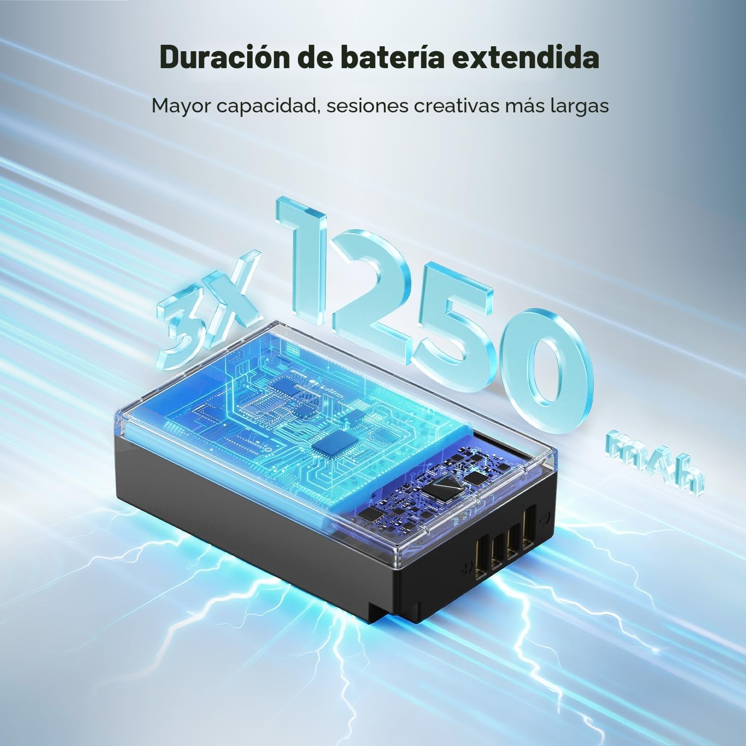 K&F CONCEPT LP-E17 3 Pack Baterías y Cargador LCD Mejorado de 3 Ranuras Compatible con cámara Canon EOS R8 RP R10 R5 R50 PowerShot V1, Rebel T8i T7i T6i T6s SL2 SL3 EOS M3 M5 M6 200D 77D 750D