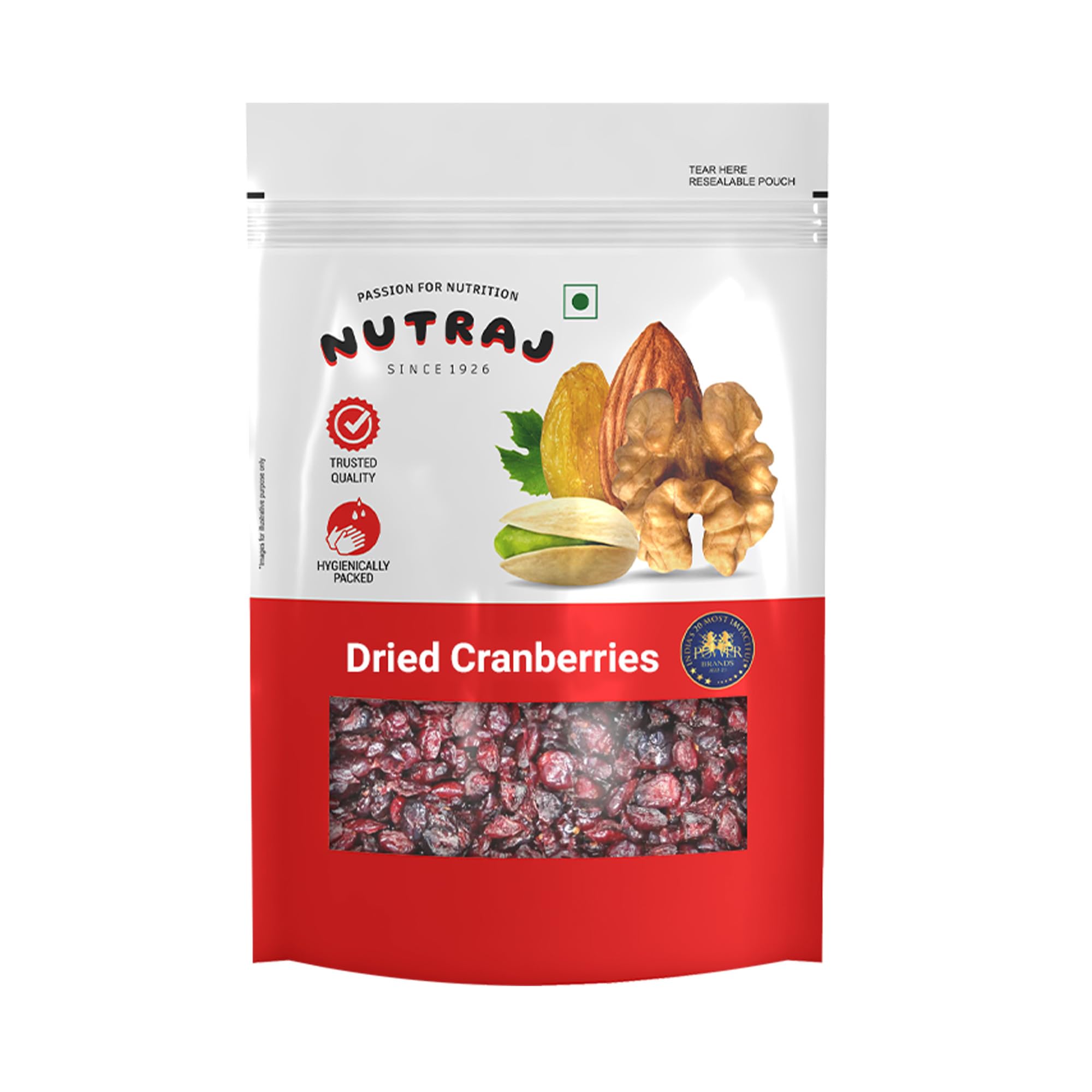 USA Cranberries Whole and Dried 200g Pouch | Dry Fruits | Cranberry | Berries | Grocery Items.